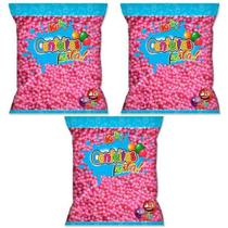 Pérola Comestível de Framboesa Decoração de Doces Kit 1,5kg