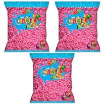 Pérola Comestível de Framboesa Decoração de Doces Kit 1,5kg - Kuky