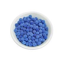 Perola Craquelada - Amora 12mm Azul Pacote com 100 gramas
