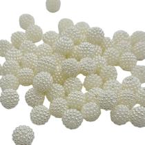 Perola Craquelada Amora 12mm c/furo 50 unidades Menor Preço