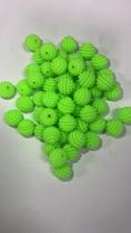 Pérola Craquelada Pacote Com 50 Unidades 10Mm COR VERDE NEON
