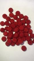Pérola Craquelada Pacote Com 50 Unidades 10Mm COR VERMELHO
