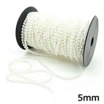 Pérola em Rolo Branca 5mm - 50m Pérola em Rolo Branca 5mm - 50m