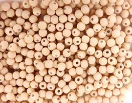 Perola Emborrachada 6 mm C/ Furo Cor Off White