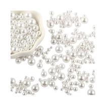 Pérola Imitada ABS Sem Furo De 3-10mm, Mistura Aleatória De 10g Para Enchimento De Vasos, DIY,