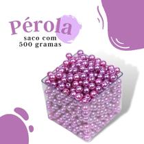 Pérola Lilás 10Mm Pacote Com 500 Gramas - Nybc Pérola Lilás 10Mm Pacote Com 500 Gramas - Nybc
