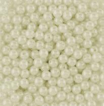 Pérola Natural INTEIRA C/FURO 08MM EM ABS C/250 GRAMAS