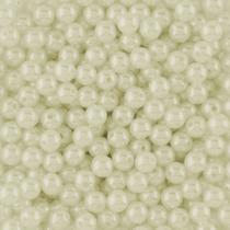 Pérola natural inteira com furo 0,10mm em abs com 250 gramas