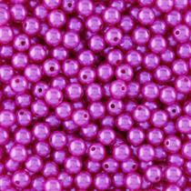 Pérola Pink INTEIRA COM FURO 06MM EM ABS COM 500GR Pérola Pink INTEIRA COM FURO 06MM EM ABS COM 500GR