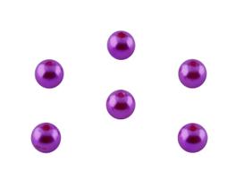 Pérola Pink INTEIRA COM FURO 08MM EM ABS COM 500GR