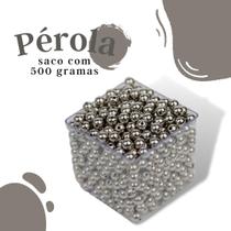 Pérola Prata 10Mm Pacote Com 500 Gramas - Nybc Pérola Prata 10Mm Pacote Com 500 Gramas - Nybc