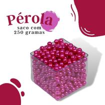 Pérola Rosa Choque 10Mm Pacote Com 250 Gramas - Nybc Pérola Rosa Choque 10Mm Pacote Com 250 Gramas - Nybc