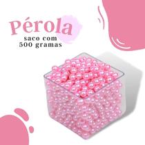 Pérola Rose 10Mm Pacote Com 500 Gramas - Nybc