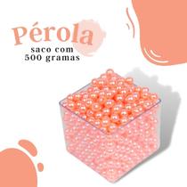 Pérola Salmão 10Mm Pacote Com 500 Gramas - Nybc Pérola Salmão 10Mm Pacote Com 500 Gramas - Nybc