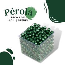 Pérola Verde Escuro 10Mm Pacote Com 250 Gramas - Nybc