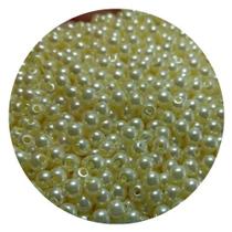 Pérolas 1000 PÇS 4MM c/ furo passante p/ bijuterias, colar, pulseiras, brincos e artesanatos. Pérolas 1000 PÇS 4MM c/ furo passante p/ bijuterias, colar, pulseiras, brincos e artesanatos.