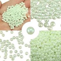 Pérolas 4mm c/ 1000 peças p/ bijuterias, colar, pulseira, brinco e artesanato