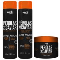 Pérolas De Caviar Widi Care: Shampoo, Cond E Máscara
