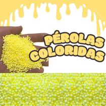 Pérolas De Eps Bolinhas De Isopor Coloridas 1 Litro Amarela Pérolas De Eps Bolinhas De Isopor Coloridas 1 Litro Amarela