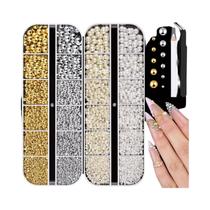 Pérolas Planas Para Unhas, Strass 4 Peças, Ferramenta DIY Para Manicure, Acessórios De Joias Para Pérolas Planas Para Unhas, Strass 4 Peças, Ferramenta DIY Para Manicure, Acessórios De Joias Para
