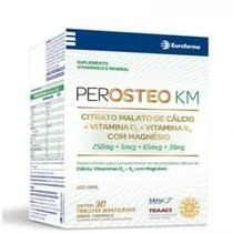 Perosteo KM Sabor Caramelo 30 Tabletes Mastigaveis