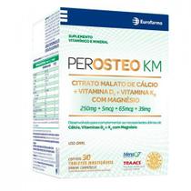Perosteo KM Suplemento Vitamínico e Mineral 30 Tabletes Mastigáveis - Eurofarma