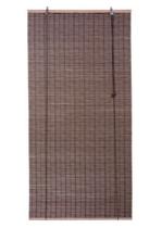 Persiana Bambu Rolo Marrom 80 (L) X 220 (A) cm Cortina Madeira Roller 0,80 x 2,20 Marrom