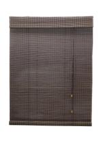 Persiana Bambu Rolo Tabaco 100 (L) X 180 (A) cm Cortina Madeira Com Bandô Roller 1,00 x 1,80 Marrom