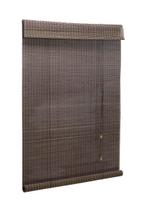 Persiana Bambu Rolo Tabaco 100 L X 180 A Cm Cortina Madeira