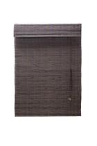 Persiana Bambu Romana Marrom 100 (L) X 220 (A) cm Cortina Madeira Roman Shade C/ Bandô 1,00 x 2,20