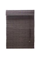 Persiana Bambu Romana Marrom 80 (L) X 160 (A) cm Cortina Madeira Roman Shade C/ Bandô 0,80 x 1,60