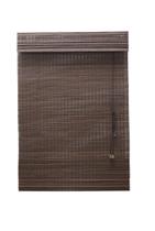Persiana Bambu Romana Tabaco 120 (L) X 220 (A) cm Cortina Madeira C/ Bandô 1,20 x 2,20 Marrom Escuro