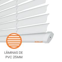 Persiana Branca Premier Retrátil Moderna Fácil Instalação