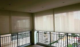 Persiana Cortina Rolo Tela Solar 3% 1,50 Larg x 2,30 Alt - Cor Branca