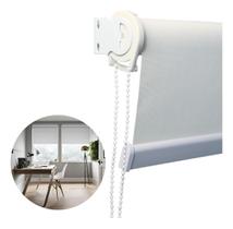 Persiana Cortina Tela Solar 3% Abertura 80x160cm Bloqueia Raios Uv Atlas Primafer Off White Persiana Cortina Tela Solar 3% Abertura 80x160cm Bloqueia Raios Uv Atlas Primafer Off White