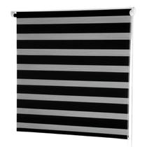 Persiana Cortina Zebra Rolo Dupla 140x160cm Sala Quarto Cozinha Janela Evolux