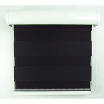 Persiana double vision preta c/ bandô L 2,00 x 1,60 A