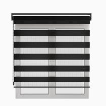 Persiana Double Vision Preto 2,20m x 1,75m