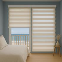 Persiana Double Vision Sunny 200larg x 220alt Linho (2pçs)