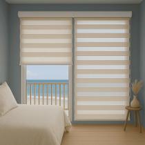 Persiana Double Vision Sunny 200larg x 220alt Linho c/ bandô