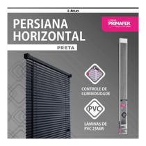 Persiana em pvc 1,00x1,30 - cortina blackout e decorativa para janelas de 80 a 90cm de largura