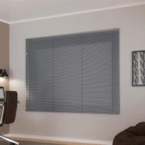 Persiana Horizontal Alu Crisdan Bk L 1,20 X 1,20 A Cinza Persiana Horizontal Alu Crisdan Bk L 1,20 X 1,20 A Cinza