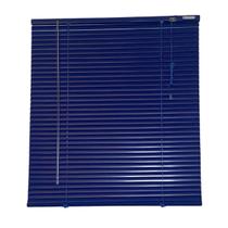 Persiana Horizontal Aluminio 25Mm Azul 80 L X 140 A Cm