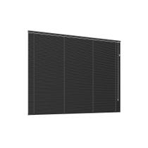 Persiana Horizontal Alumínio Larg 0,80X1,30 Alt Preta Persiana Horizontal Alumínio Larg 0,80X1,30 Alt Preta