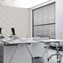 Persiana Horizontal de PVC 25mm Preta 140x130 cm - Linha OFF 25 Persiana Horizontal de PVC 25mm Preta 140x130 cm - Linha OFF 25