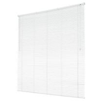 Persiana Horizontal Janela Sala PVC Off 25mm 120 X 130cm Evolux Branca