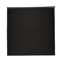 Persiana Horizontal PVC 25mm 80x130cm Preta para Janela Conthey Evolux D157281C