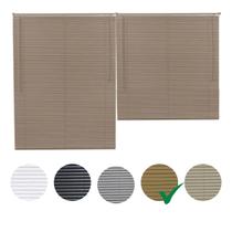 Persiana Horizontal PVC 25mm BLOCK 200larg x 220alt (2 pçs)