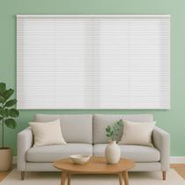 Persiana Horizontal PVC 25mm BLOCK 240larg x 160alt (2 pçs)