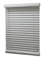 Persiana Horizontal Pvc 50mm Forest Branca 60 (L) X 160 (A) C/ Bandô 0,60 x 1,60 Tipo Madeira - Luxo